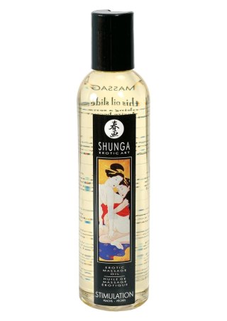 Olejek do masażu o zapachu brzoskwiniowym Shunga Stimulation Massage Oil 250 ml