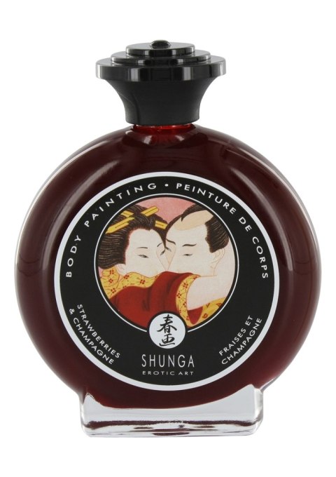 Shunga - Strawberries & Champagne Bodypaint 100 ml Shunga - Strawberries & Champagne Bodypaint 100 ml