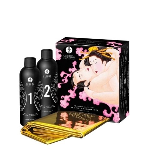 Shunga - Strawberry & Champagne Massage Gel 2 x 250 ml Shunga - Strawberry & Champagne Massage Gel 2 x 250 ml