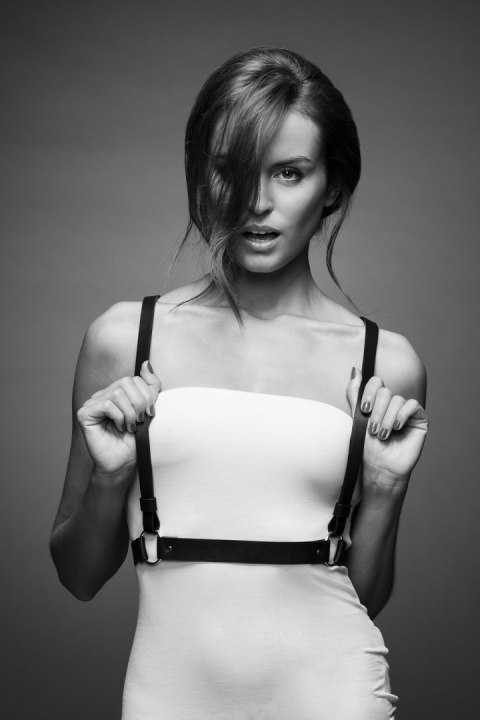 Uprząż szelki na ciało Bijoux Indiscrets Maze X Harness Black Uprząż szelki na ciało Bijoux Indiscrets Maze X Harness Black