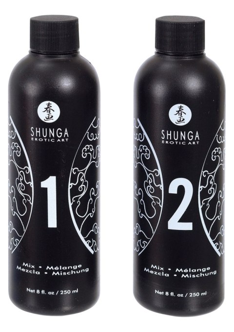 Zestaw żeli do masażu o zapachu owoców egzotycznych Shunga Exotic Fruits 2 x 250 ml Zestaw żeli do masażu o zapachu owoców egzotycznych Shunga Exotic Fruits 2 x 250 ml
