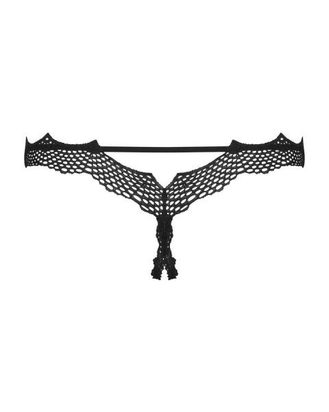Bravelle stringi otwarte czarne S/M Obsessive Bravelle stringi otwarte czarne S/M Obsessive