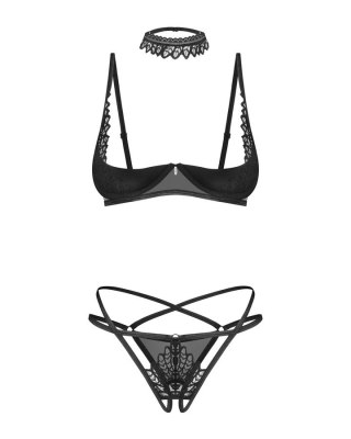Donarella komplet 3-częściowy otwarty M/L Obsessive