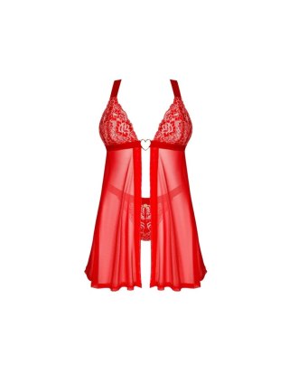 Obsessive komplet bielizny babydoll + stringi Elianes M/L