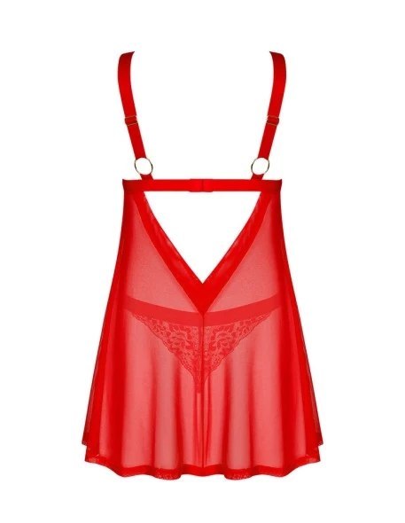Obsessive komplet bielizny babydoll + stringi Elianes M/L Obsessive komplet bielizny babydoll + stringi Elianes M/L