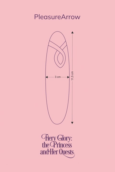 Stymulator łechtaczki FairyGasm PleasureArrow Violet
