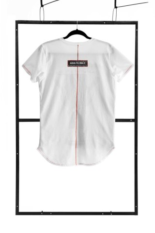 T-shirt men white S fashion