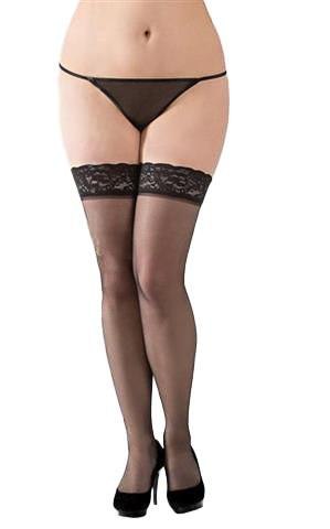 Stockings 5514 - Plus Size - black 3XL