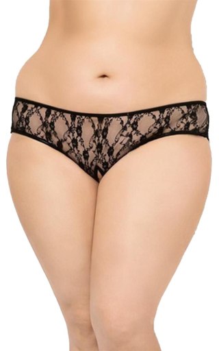 String 2472 Plus Size - black XL