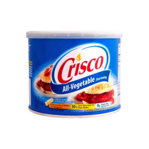 Crisco All-Vegetable Shortening - 16 oz / 453 gr