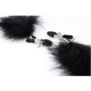 Feather nipple clamps with adjustable
pressure, and soft comfortable pads