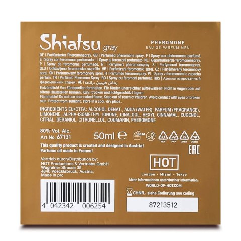Feromony dla mężczyzn Pheromon Fragrance Man Grey 50ml Shiatsu Feromony dla mężczyzn Pheromon Fragrance Man Grey 50ml Shiatsu