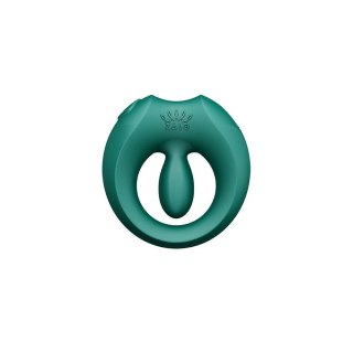 Pierścień erekcyjny ze stymulatorem Apis Turquoise Green Zalo