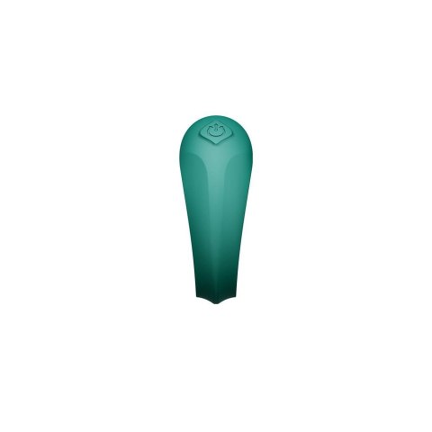 Pierścień erekcyjny ze stymulatorem Apis Turquoise Green Zalo