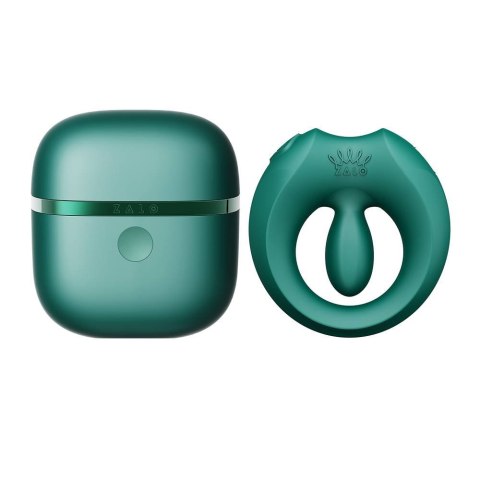 Pierścień erekcyjny ze stymulatorem Apis Turquoise Green Zalo