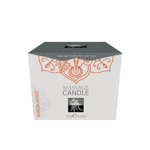 Świeca do masażu Massage Candle Sandalwood 130g Shiatsu Świeca do masażu Massage Candle Sandalwood 130g Shiatsu