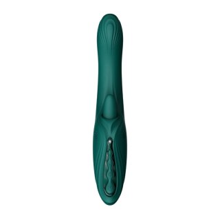 Wibrator króliczek Ares Turquoise Green Zalo