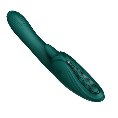 Wibrator króliczek Ares Turquoise Green Zalo
