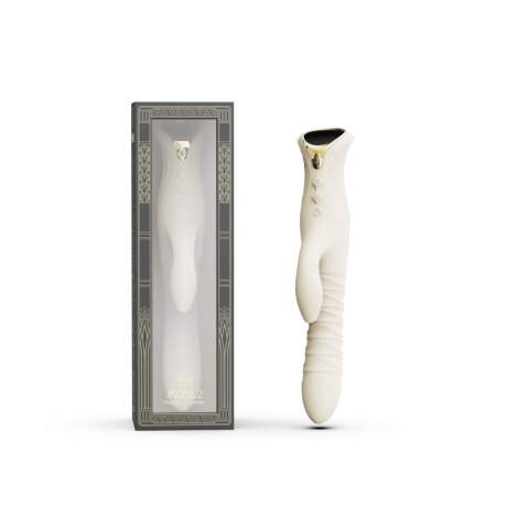 Wibrator króliczek Mose 2 Ivory White Zalo Wibrator króliczek Mose 2 Ivory White Zalo