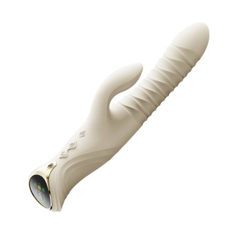 Wibrator króliczek Mose 2 Ivory White Zalo Wibrator króliczek Mose 2 Ivory White Zalo