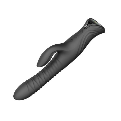 Wibrator króliczek Mose 2 Obsidian Black Zalo Wibrator króliczek Mose 2 Obsidian Black Zalo