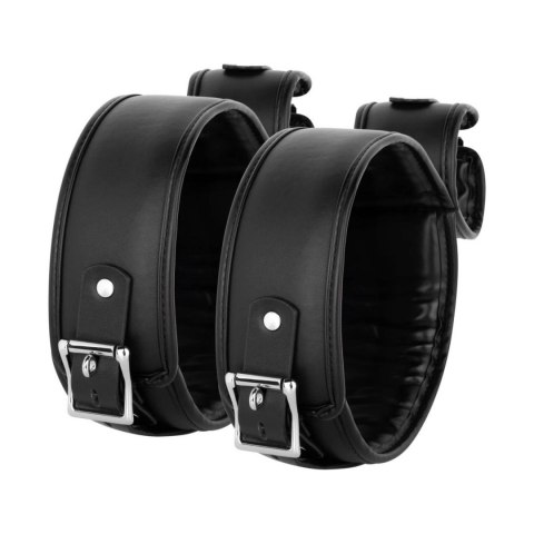 Bedroom Fantasies - Thigh and Wrist Strap Bondage Black