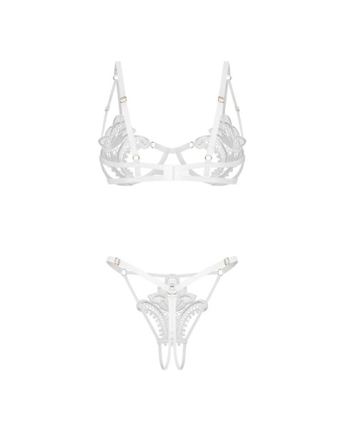 Luise Sublim White komplet 2-częściowy otwarty L/XL