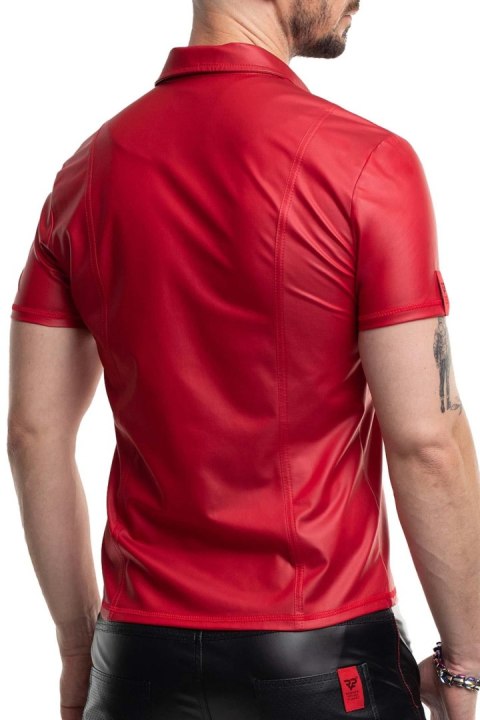 RMSerafino001 - red polo - M