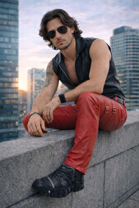 RMTommaso002 - red trousers - L