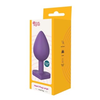 LOVE SIGNAL HEART PLUG LARGE