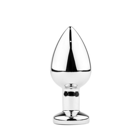 Metal Butt Plug L Vibrator USB - Remote Control