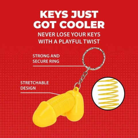 Super Dicky - Keychain - Yellow