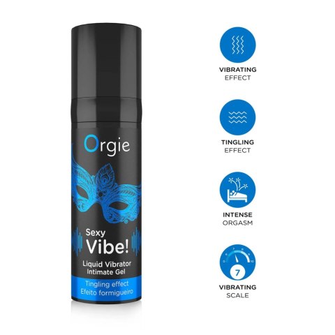 Żel-SEXY VIBE! - LIQUID VIBRATOR - 15 ML