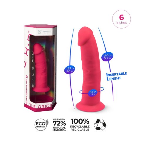 Dildo-SD.Model 2 (6"") PINK BOX