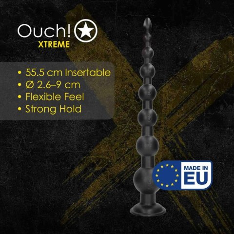 Dominant Drill - Anal Plug - 1222 gr / 55,5 cm- Black