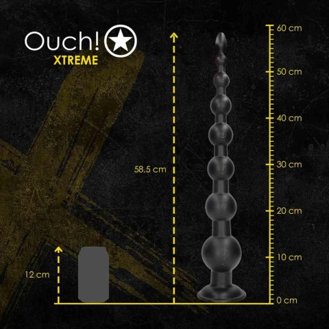 Dominant Drill - Anal Plug - 1222 gr / 55,5 cm- Black