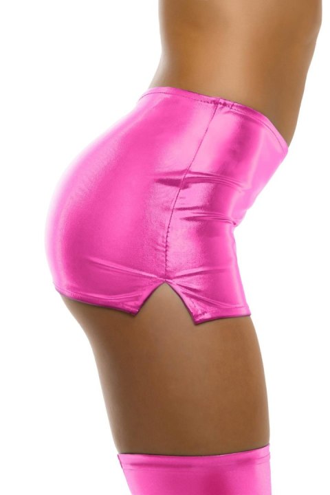 GLOSSY QUINN, skirt, wetlook, pink, S