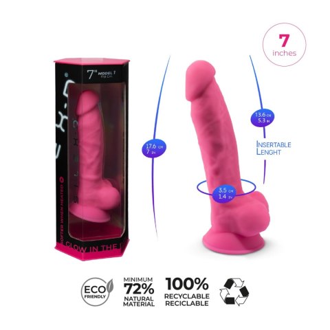 Model 1 7"" Pink Glow in the Dark