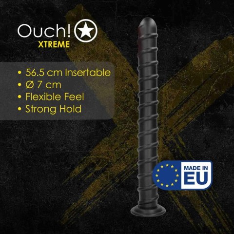 Pole of Power - Anal Plug - 1546 gr / 56,5 cm - Black
