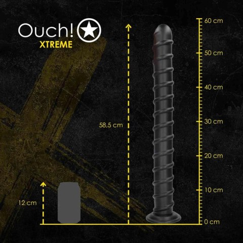 Pole of Power - Anal Plug - 1546 gr / 56,5 cm - Black