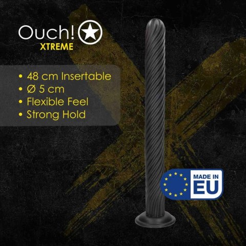 Titan Twist - Anal Plug - 1001 gr / 48 cm - Black