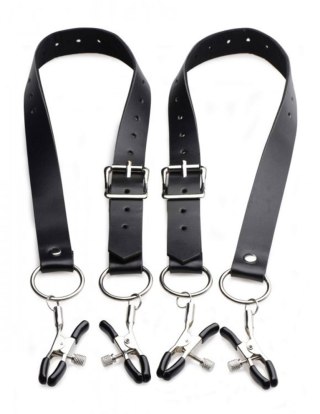 Master Series - Spread Labia Spreader Straps with Clamps