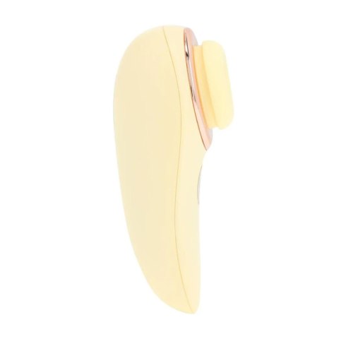 Aurie - AirTap Vibrator with Two Head Attachments - Yellow