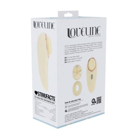 Aurie - AirTap Vibrator with Two Head Attachments - Yellow