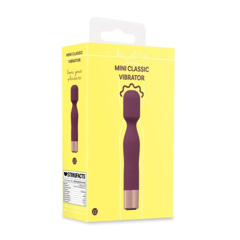 Mini Classic Wand Vibrator - Burgundy