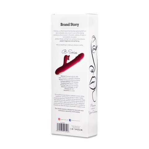 Silicone Vibrator - 7 rotating functions and 7 licking functions
