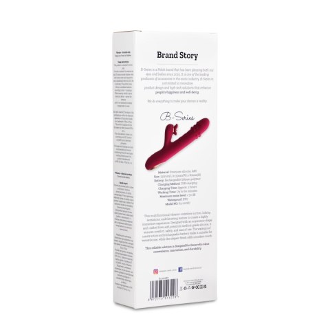 Silicone Vibrator - 7 rotating functions and 7 licking functions