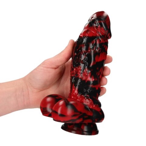 Demon Master - Silicone Dildo - Red/Black