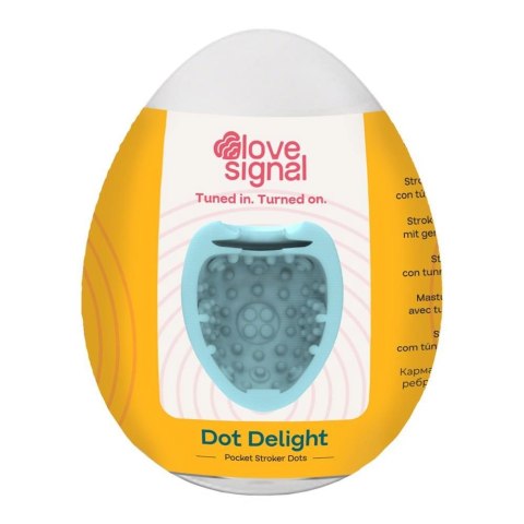 LOVE SIGNAL DOT DELIGHT POCKET STROKER