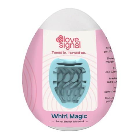 LOVE SIGNAL WHIRL MAGIC POCKET STROKER